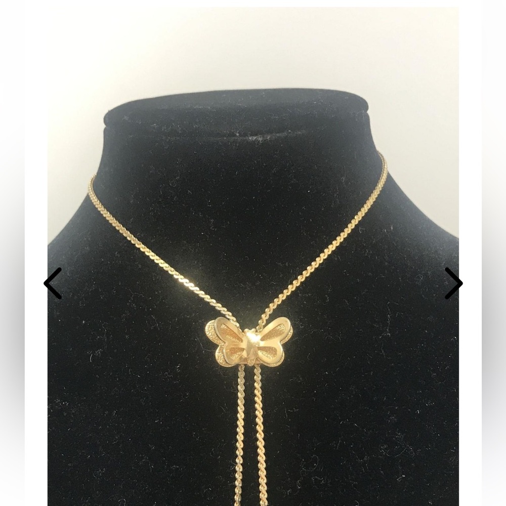 Butterfly bolo tie Necklace